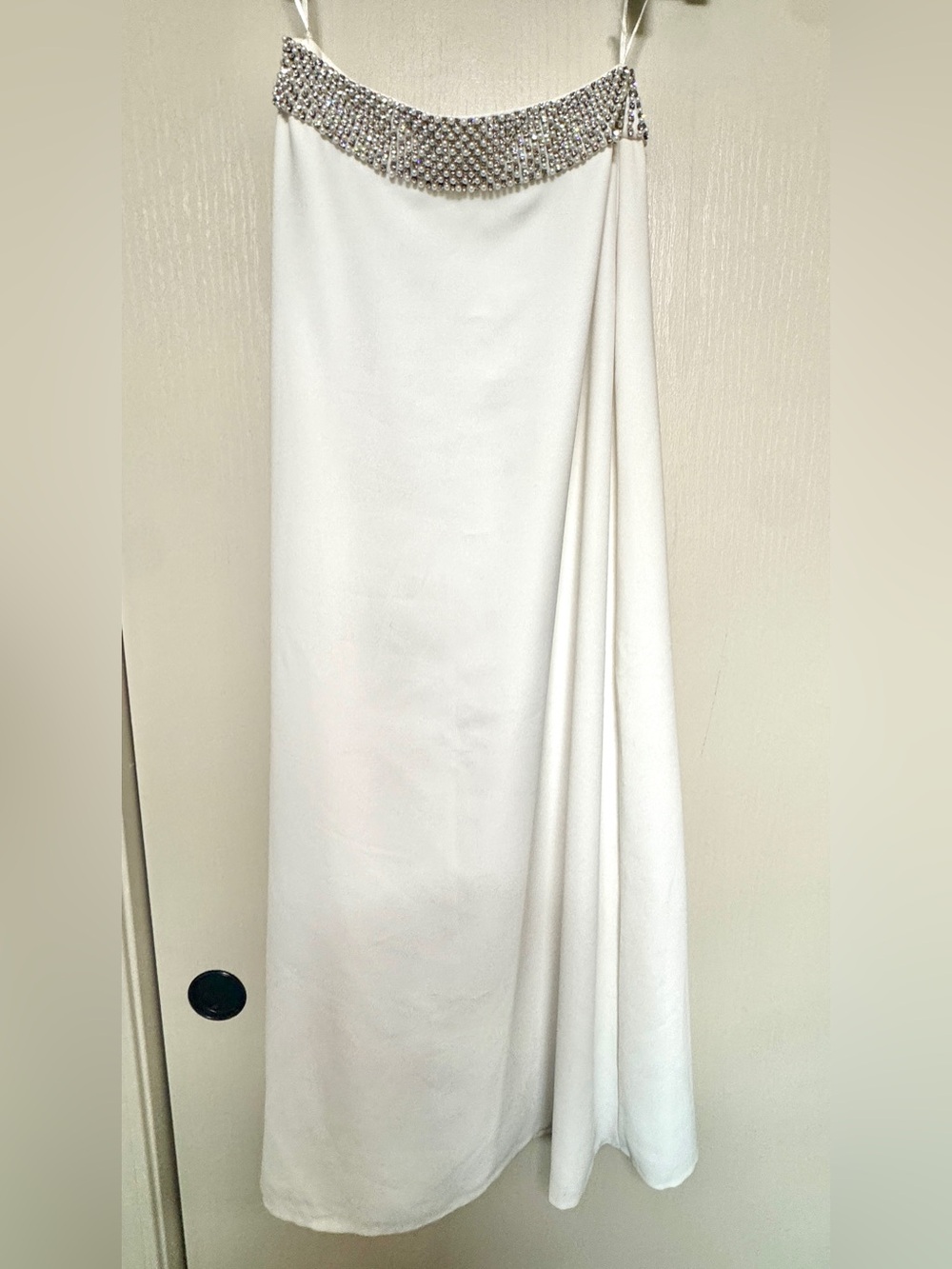 Vintage Embellished Waist bridal Maxi Skirt